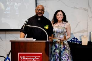 Hep B Gala Jason Crum Escalura receives community commitment award from Dr. Char